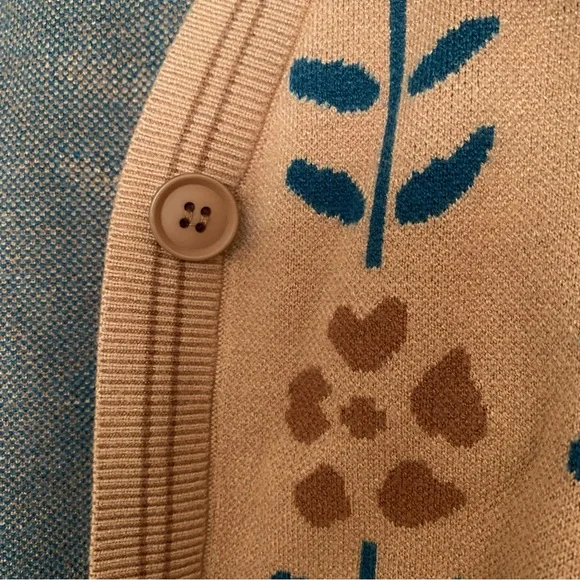 Button-down Floral Cardigan - Picture 7 of 8